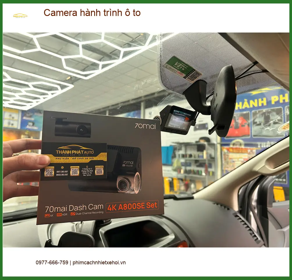 Chú Vĩnh lắp Camera hành trình ô tô Kia Sorento tại Quận Thủ Đức ghi hình rõ nét ảnh thực tế 2