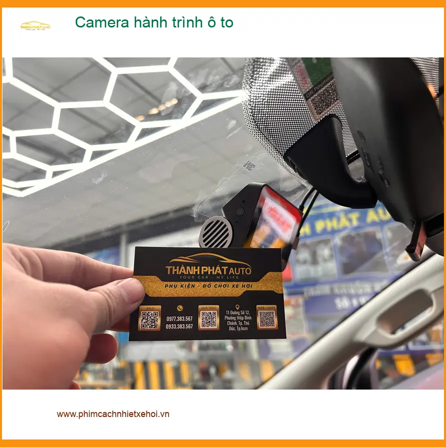 Anh Khải lắp Camera hành trình ô tô Honda CR-V tại Phú Nhuận cần ghi lại lộ trình