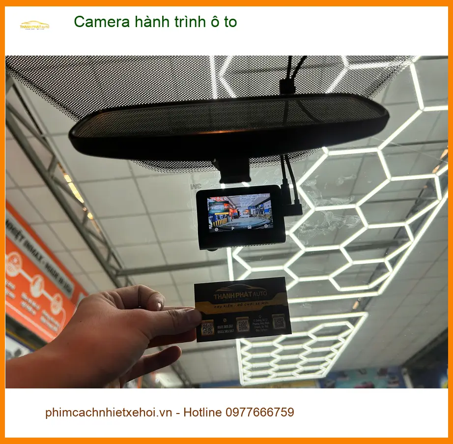 Anh Khải lắp Camera hành trình ô tô Honda CR-V tại Phú Nhuận cần ghi lại lộ trình ảnh thực tế 2