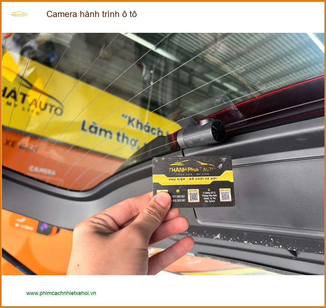 Anh Đức Long lắp Camera hành trình ô tô Hyundai Accent tại Hóc Môn ảnh thực tế 2