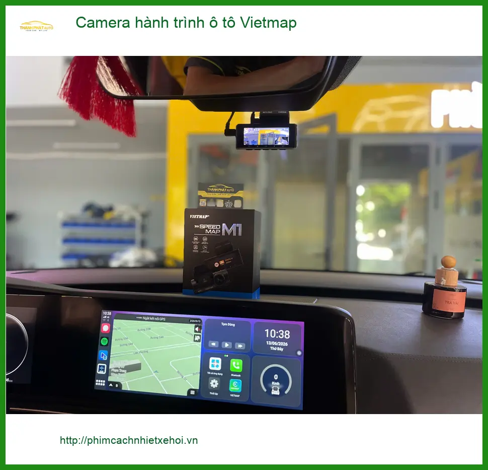 Anh Huy lắp camera hành trình ô tô Vietmap cho Ford Everest ở Củ Chi ảnh thực tế 4