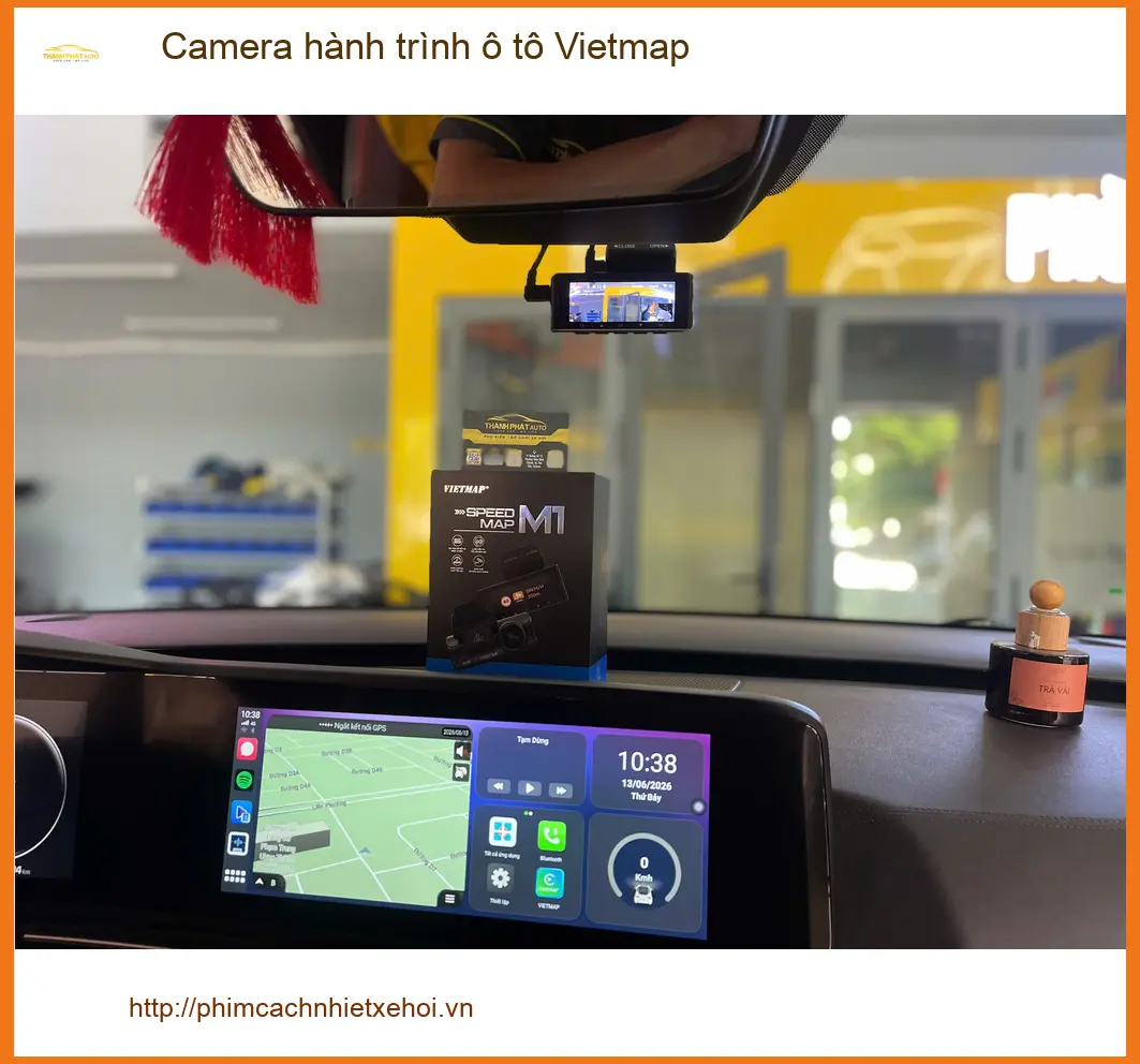 Anh Khải lắp Camera hành trình Vietmap cho Accent tại Quận Tân Phú ảnh thực tế 2