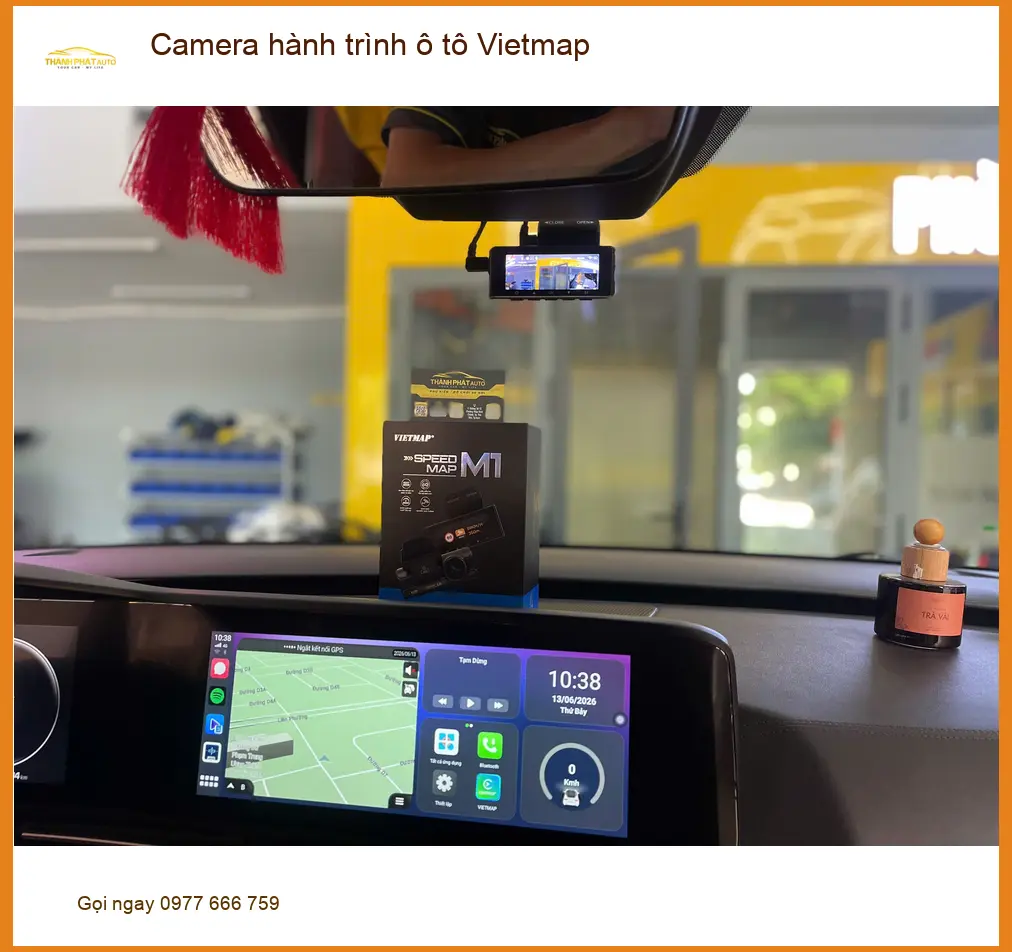 Chú Tấn lắp Camera hành trình Vietmap cho Accent tại Nhà Bè để lái xe an toàn
