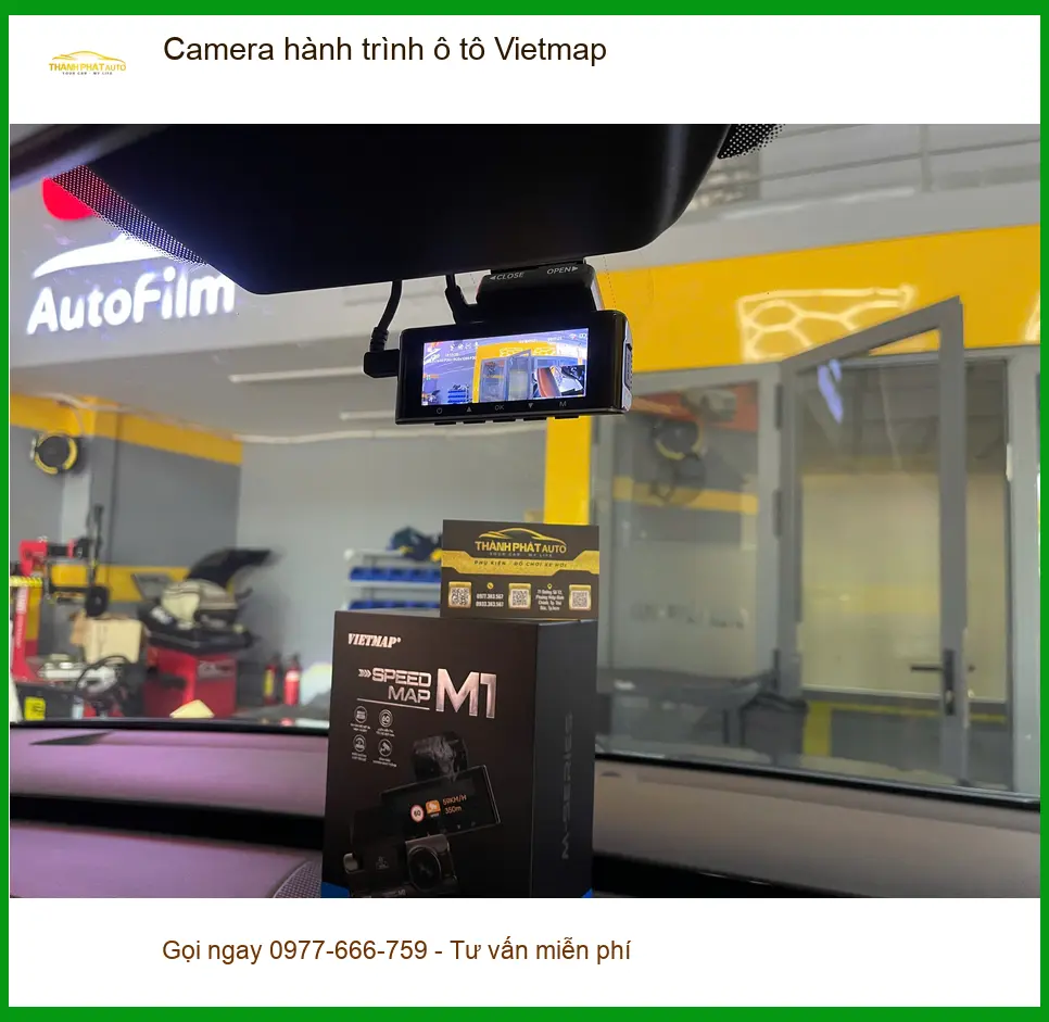 Chú Tấn lắp Camera hành trình Vietmap cho Accent tại Nhà Bè để lái xe an toàn ảnh thực tế 3