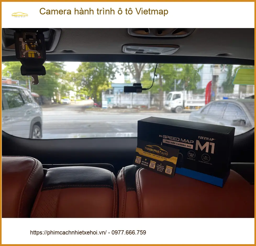 Anh Khoa lắp Camera hành trình ô tô Vietmap cho CRV tại Quận Phú Nhuận ảnh thực tế 2