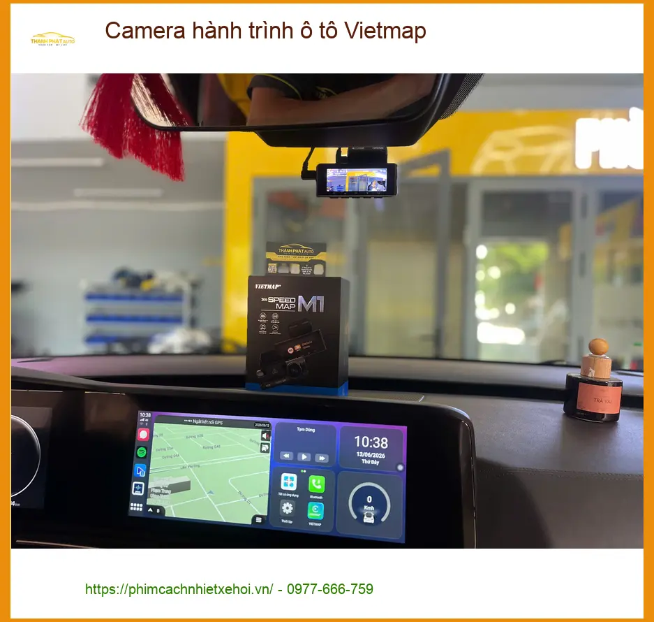 Anh Khoa lắp Camera hành trình ô tô Vietmap cho CRV tại Quận Phú Nhuận ảnh thực tế 4