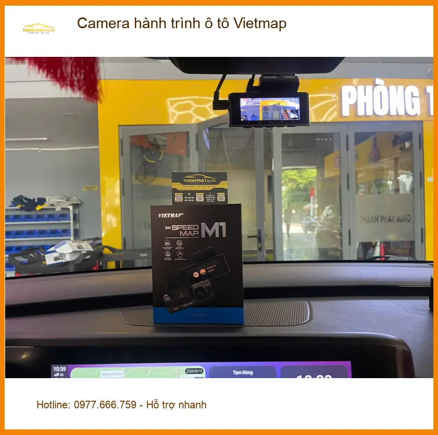 Anh Khoa lắp Camera hành trình ô tô Vietmap cho CRV tại Quận Phú Nhuận ảnh thực tế 5