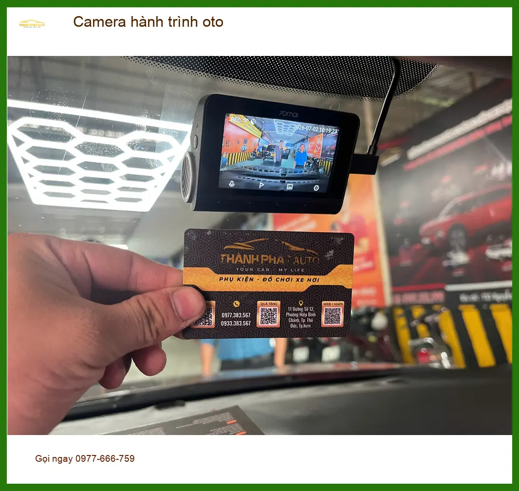 Anh Tùng lắp Camera hành trình ô tô cho Hyundai Kona tại Quận Bình Thạnh ảnh thực tế 2