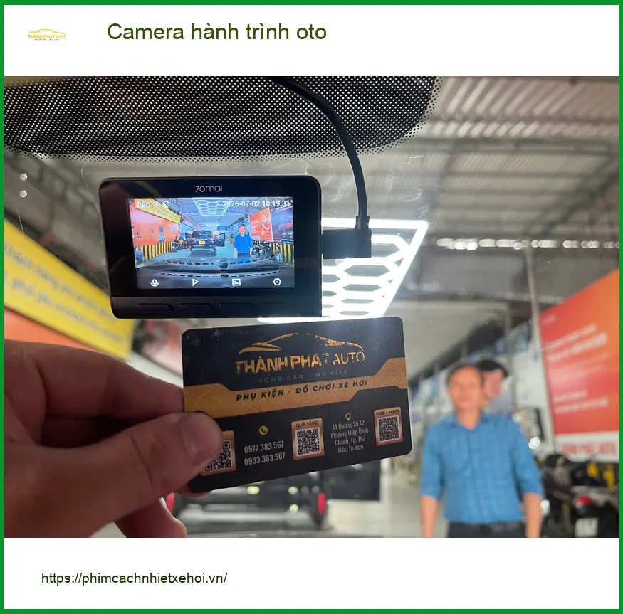 Anh Tùng lắp Camera hành trình ô tô cho Hyundai Kona tại Quận Bình Thạnh ảnh thực tế 4