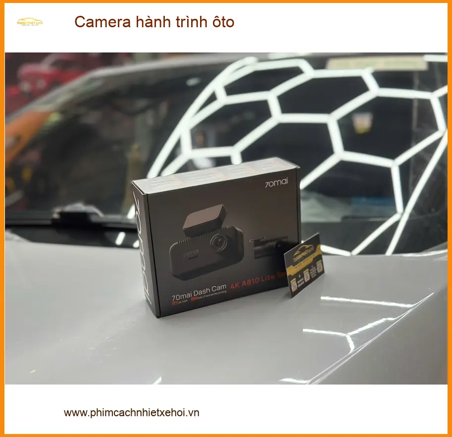 Chị Thảo lắp camera hành trình ô tô Hyundai Kona tại Quận 8 để an tâm lái xe ảnh thực tế 4