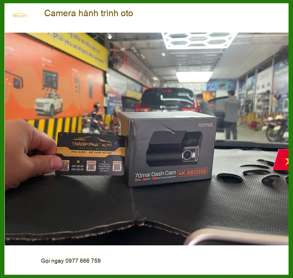 Chú Minh lắp Camera hành trình oto Hyundai Accent Quận 12 để an tâm hơn khi di chuyển