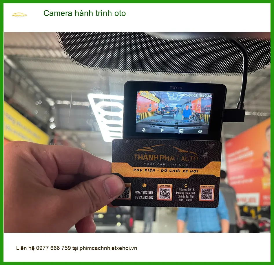 Chú Minh lắp Camera hành trình oto Hyundai Accent Quận 12 để an tâm hơn khi di chuyển ảnh thực tế 2