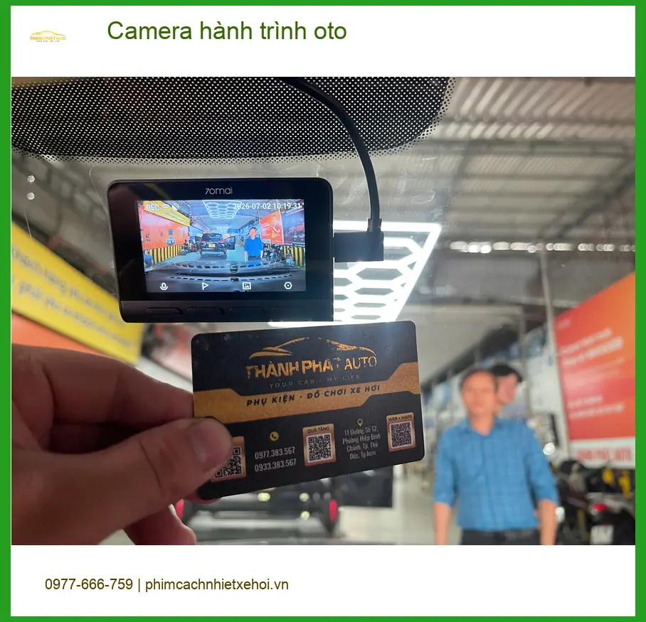 Chú Minh lắp Camera hành trình oto Hyundai Accent Quận 12 để an tâm hơn khi di chuyển ảnh thực tế 4