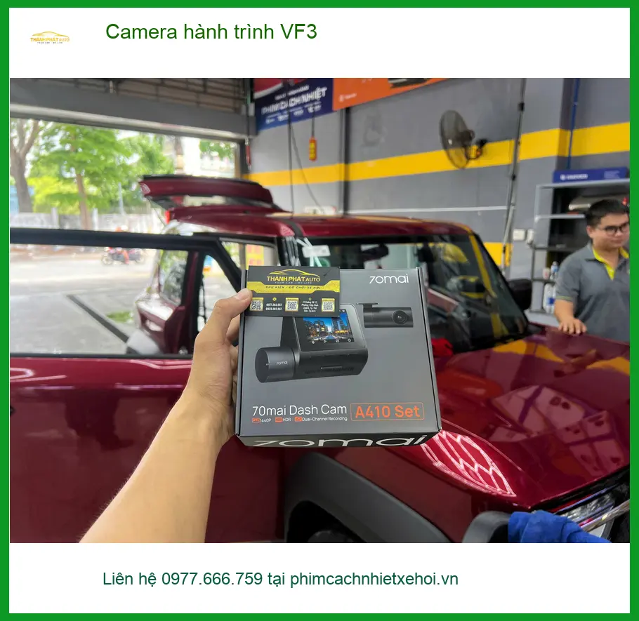 Anh Tấn lắp Camera hành trình VinFast VF3 tại Quận 6 để ghi lại hành trình an toàn ảnh thực tế 3