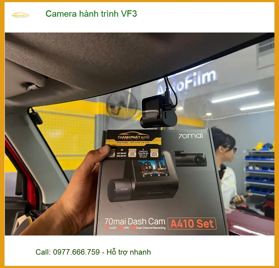 Anh Tùng lắp Camera hành trình VF3 tại Quận 4 vì muốn ghi lại hành trình rõ nét ảnh thực tế 2