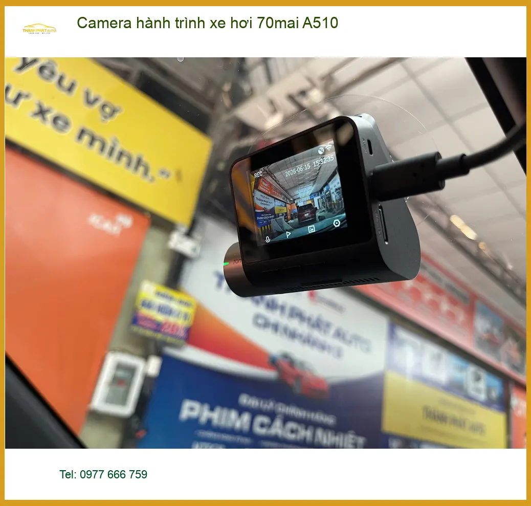 Anh Quang lắp Camera hành trình 70mai A510 cho Honda CR-V tại Hóc Môn