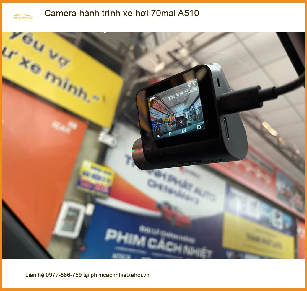 Anh Quang lắp Camera hành trình 70mai A510 cho Honda CR-V tại Hóc Môn ảnh thực tế 4