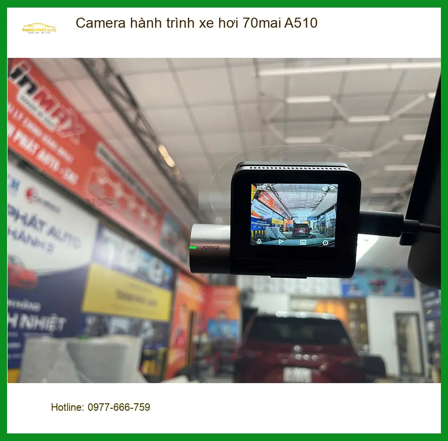 Anh Khôi lắp Camera hành trình xe hơi 70mai A510 cho Honda CRV tại Cần Giờ ảnh thực tế 3
