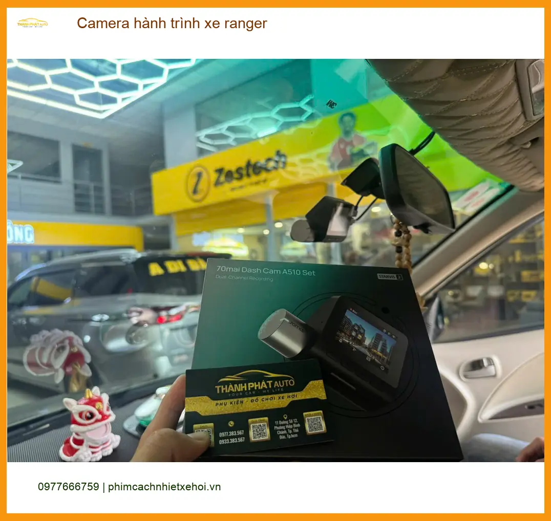 Anh Khải lắp camera hành trình xe Ranger tại Quận 5 để hành trình an toàn hơn ảnh thực tế 2
