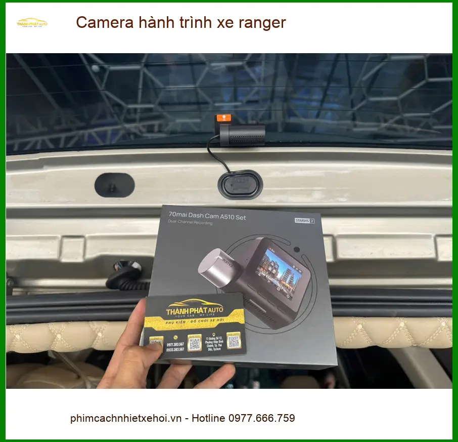 Anh Khải lắp camera hành trình xe Ranger tại Quận 5 để hành trình an toàn hơn ảnh thực tế 3