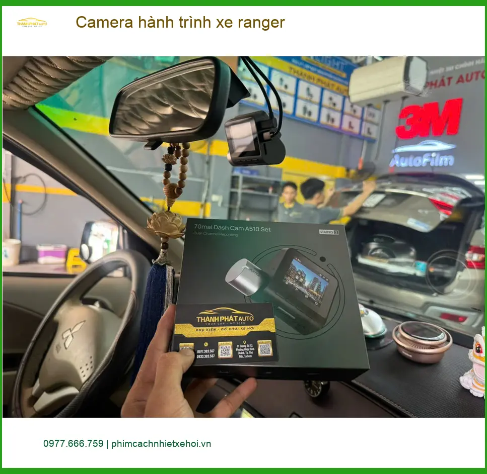 Anh Khải lắp camera hành trình xe Ranger tại Quận 5 để hành trình an toàn hơn ảnh thực tế 5