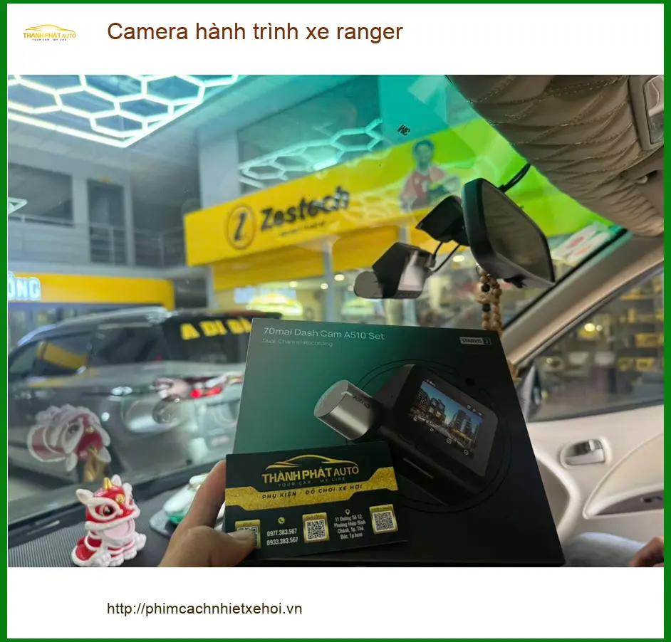 Chú Minh lắp camera hành trình Ford Ranger tại Bình Chánh để an tâm di chuyển xa ảnh thực tế 2