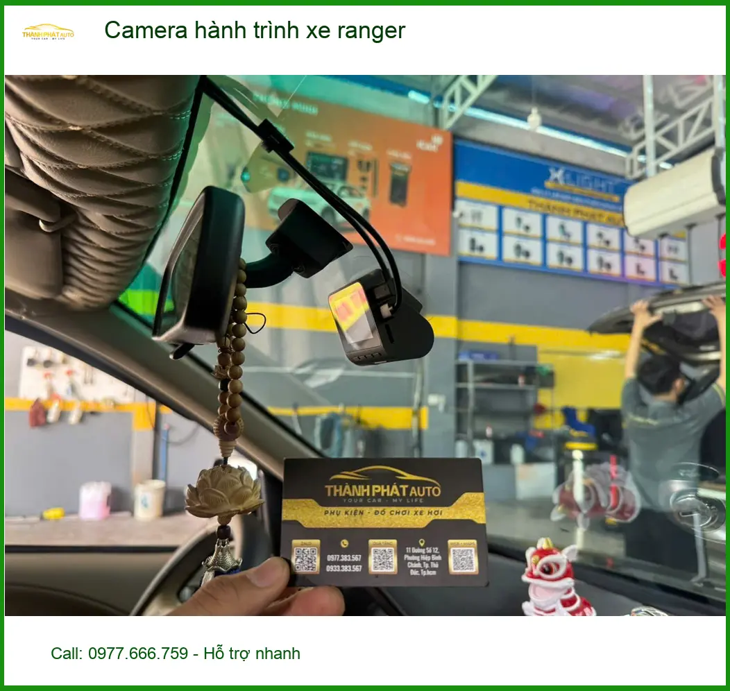Chú Minh lắp camera hành trình Ford Ranger tại Bình Chánh để an tâm di chuyển xa ảnh thực tế 5
