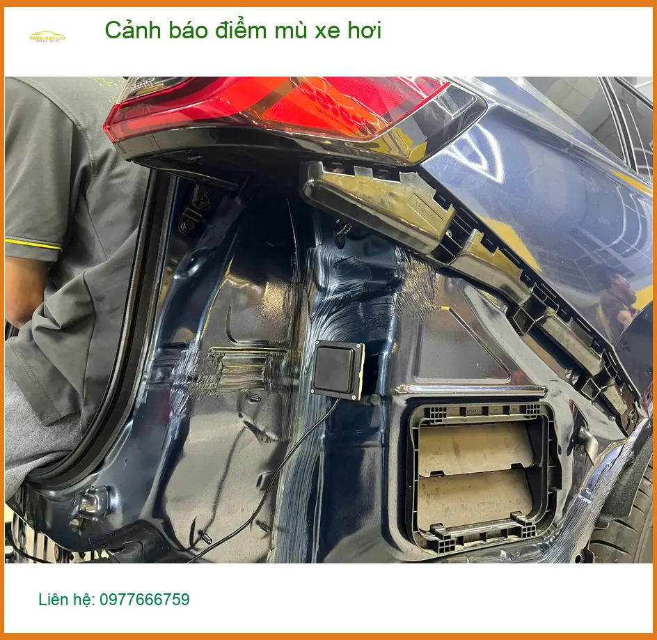 Anh Bảo lắp cảnh báo điểm mù xe hơi Hyundai Accent tại Quận Huyện Nhà Bè ảnh thực tế 4