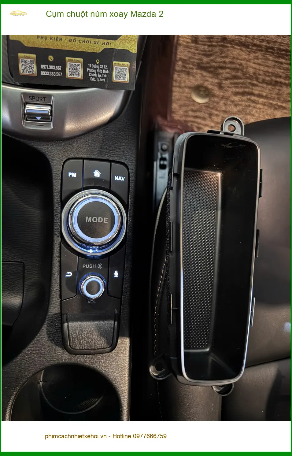 Anh Hưng thay cụm chuột núm xoay Mazda 2 ở Gò Vấp vì cái cũ bị kẹt nút