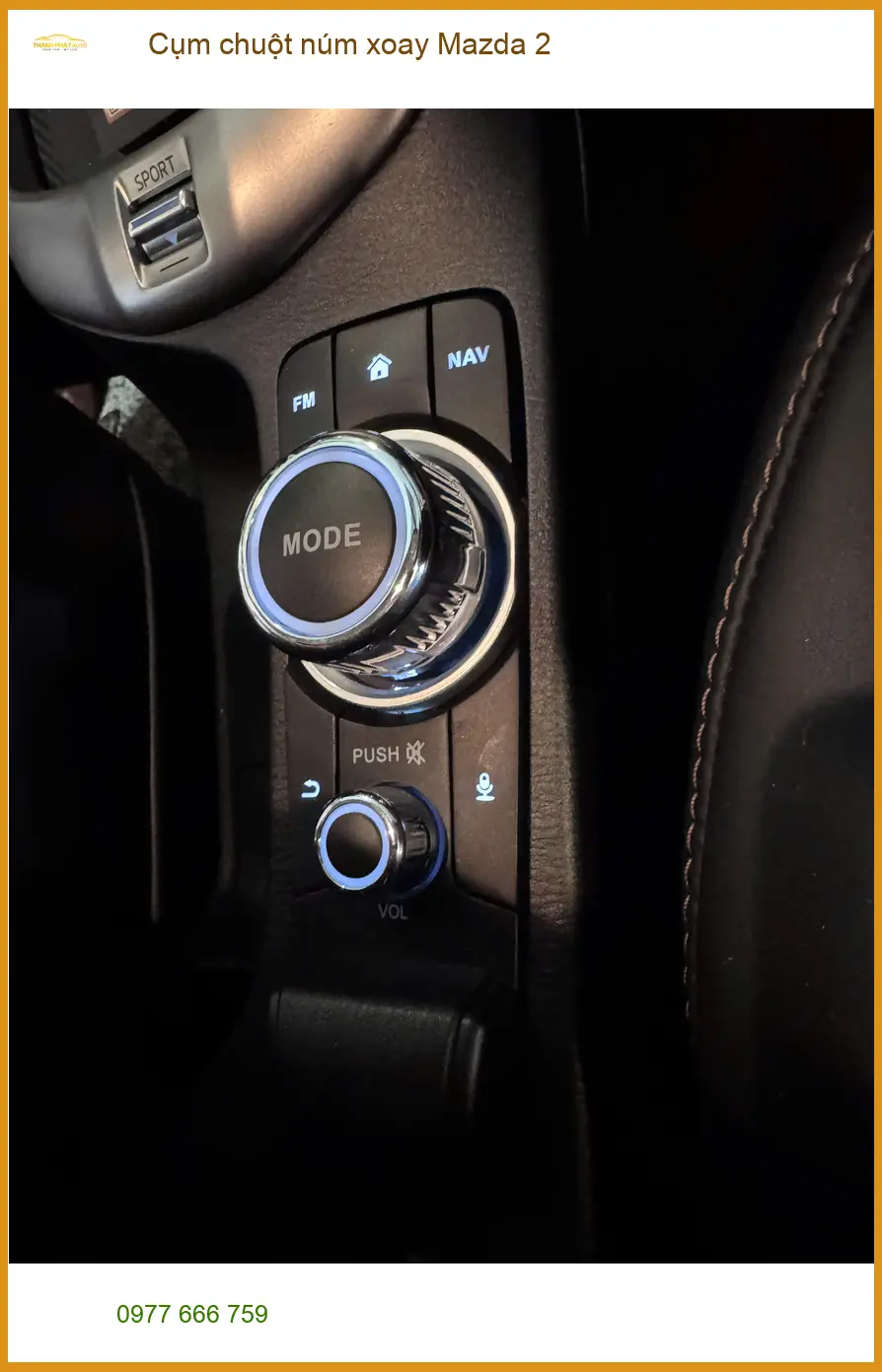 Anh Hưng thay cụm chuột núm xoay Mazda 2 ở Gò Vấp vì cái cũ bị kẹt nút ảnh thực tế 2