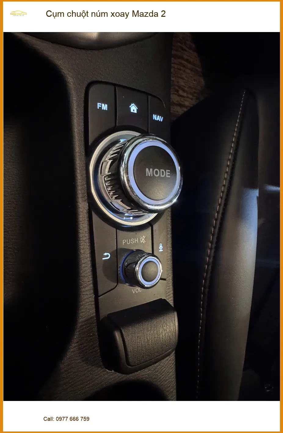 Anh Hưng thay cụm chuột núm xoay Mazda 2 ở Gò Vấp vì cái cũ bị kẹt nút ảnh thực tế 3