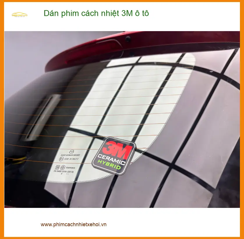 Anh Quang dán phim cách nhiệt 3M ô tô Hyundai Accent tại Quận 7 để chống nóng hiệu quả ảnh thực tế 2