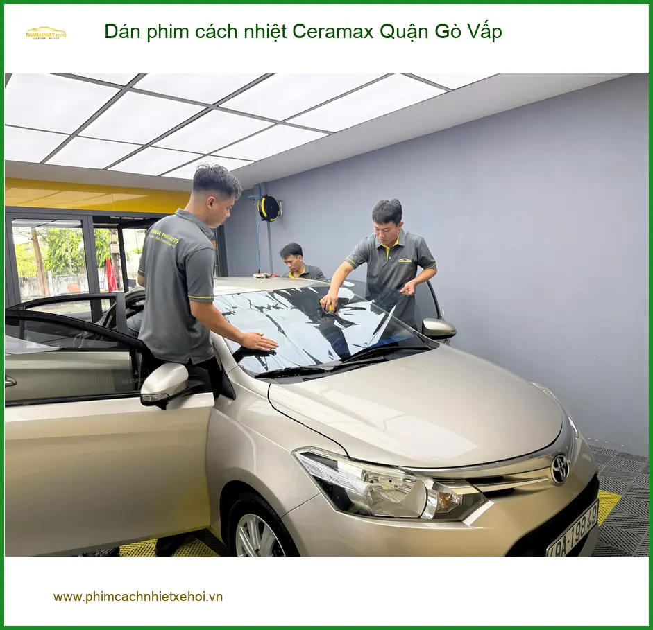 Địa Chỉ Dán Phim Cách Nhiệt Ô Tô phim cách nhiệt Ceramax Quận Gò Vấp - Giá Tốt TPHCM ảnh thực tế 2