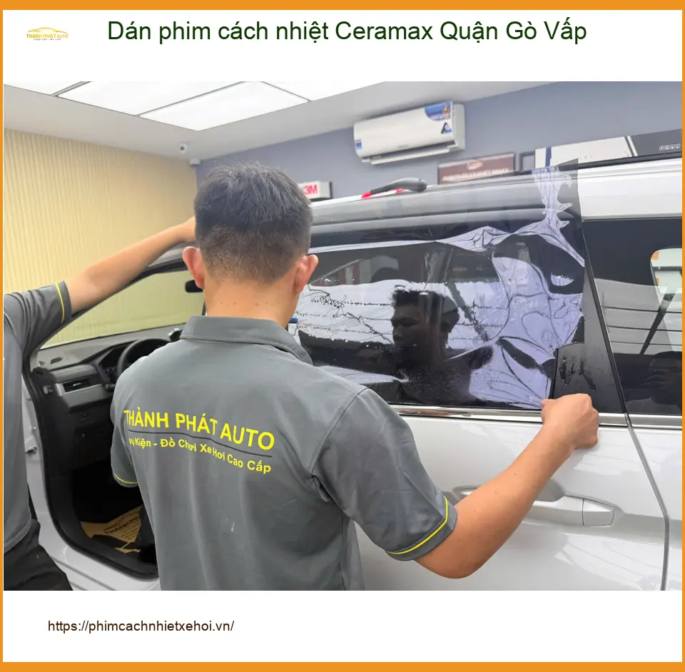 Địa Chỉ Dán Phim Cách Nhiệt Ô Tô phim cách nhiệt Ceramax Quận Gò Vấp - Giá Tốt TPHCM ảnh thực tế 3