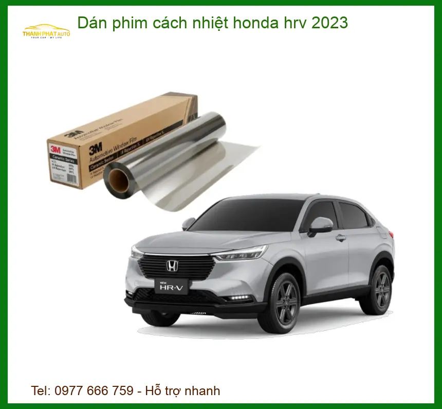 Dán Phim Cách Nhiệt Honda HRV 2023 - Trung Tâm Lắp Đặt Uy Tín TPHCM