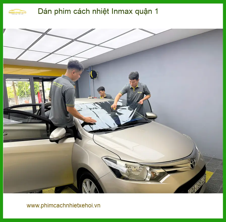 Nơi Dán Phim Cách Nhiệt Ô Tô phim cách nhiệt Inmax quận 1 - Giá Tốt TPHCM ảnh thực tế 3