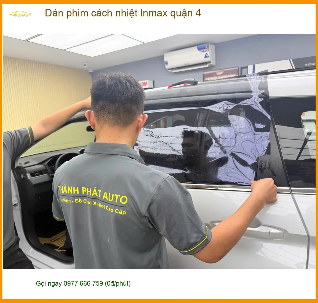 Nơi Dán Phim Cách Nhiệt Ô Tô phim cách nhiệt Inmax quận 4 - Giá Tốt TPHCM ảnh thực tế 2