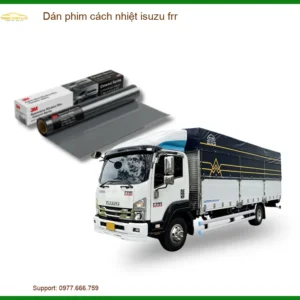 Dán Phim Cách Nhiệt Isuzu FRR - Trung Tâm Thi Công Chính Hãng Giá Tốt TPHCM