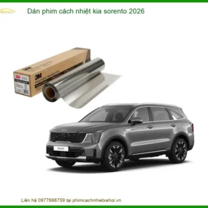 Dán Phim Cách Nhiệt Kia Sorento 2026 - Địa Chỉ Lắp Đặt Uy Tín TPHCM