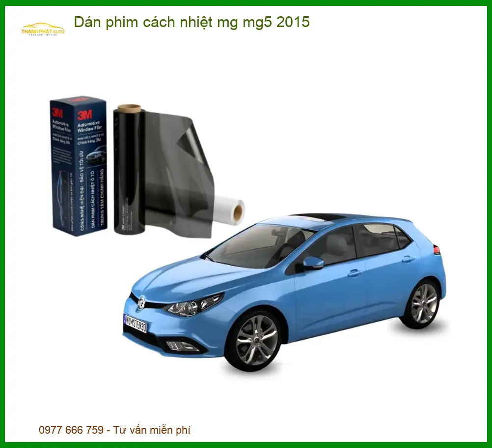 Dán Phim Cách Nhiệt Cho Xe MG MG5 2015 - Địa Chỉ Lắp Đặt Uy Tín TPHCM