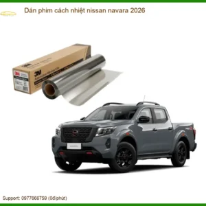 Dán Phim Cách Nhiệt Nissan Navara 2026 - Trung Tâm Lắp Đặt Chính Hãng TPHCM