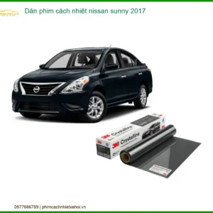Dán phim cách nhiệt Nissan Sunny 2017 - Địa Chỉ Lắp Đặt Chính Hãng TPHCM