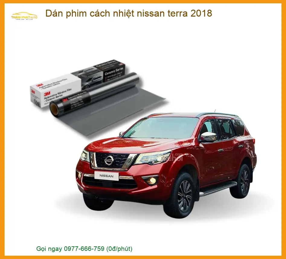 Dán phim cách nhiệt Nissan Terra 2018 - Địa Chỉ Thi Công Uy Tín TPHCM