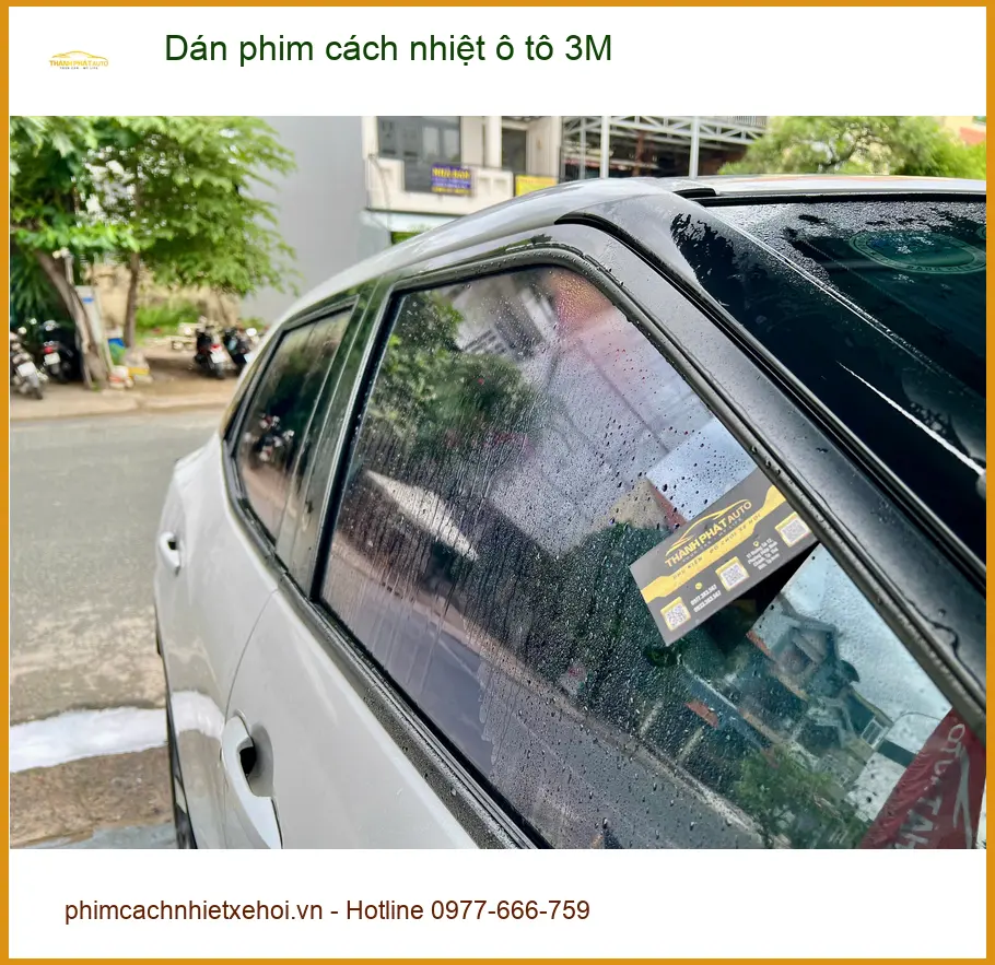 Anh Khải dán phim cách nhiệt ô tô 3M cho Honda CRV tại Hóc Môn chống nóng hiệu quả ảnh thực tế 5