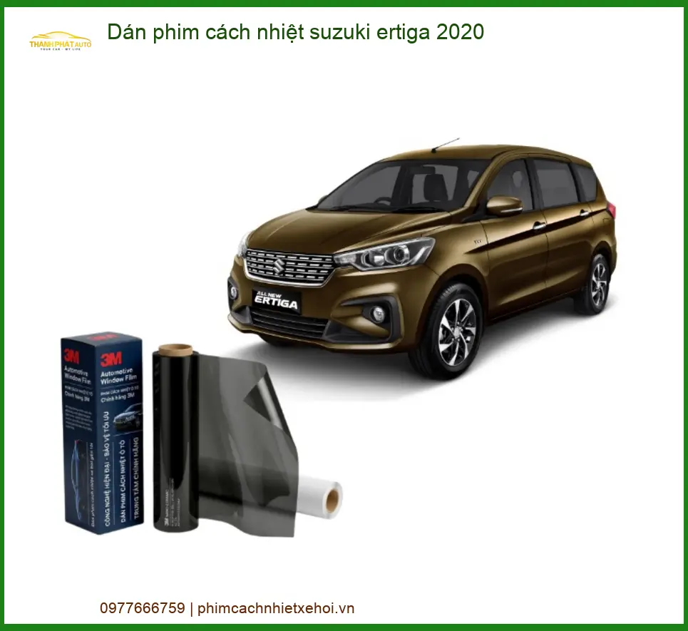 Dán Phim Cách Nhiệt Suzuki Ertiga 2020 - Địa Chỉ Lắp Đặt Uy Tín TPHCM