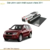 Dán phim cách nhiệt Suzuki Vitara 2011 - Địa Chỉ Lắp Đặt Chính Hãng TPHCM