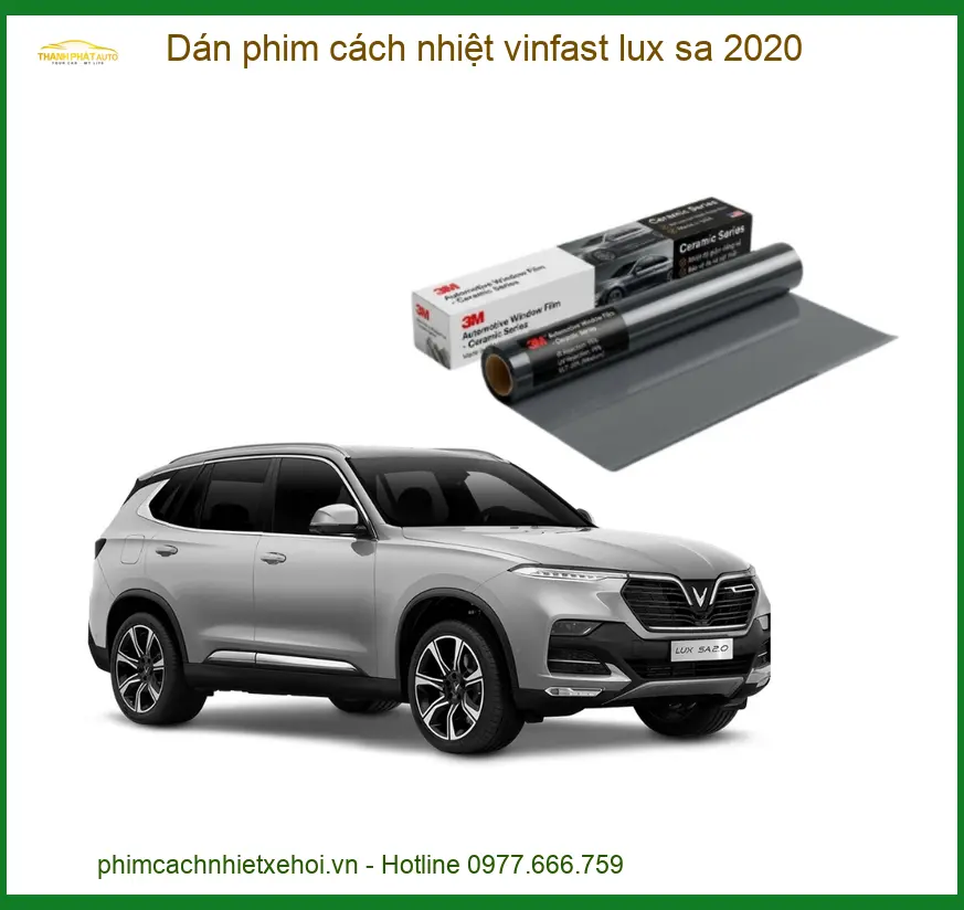 Dán Phim Cách Nhiệt Ô Tô VinFast Lux SA 2020 - Địa Chỉ Lắp Đặt Chính Hãng TPHCM