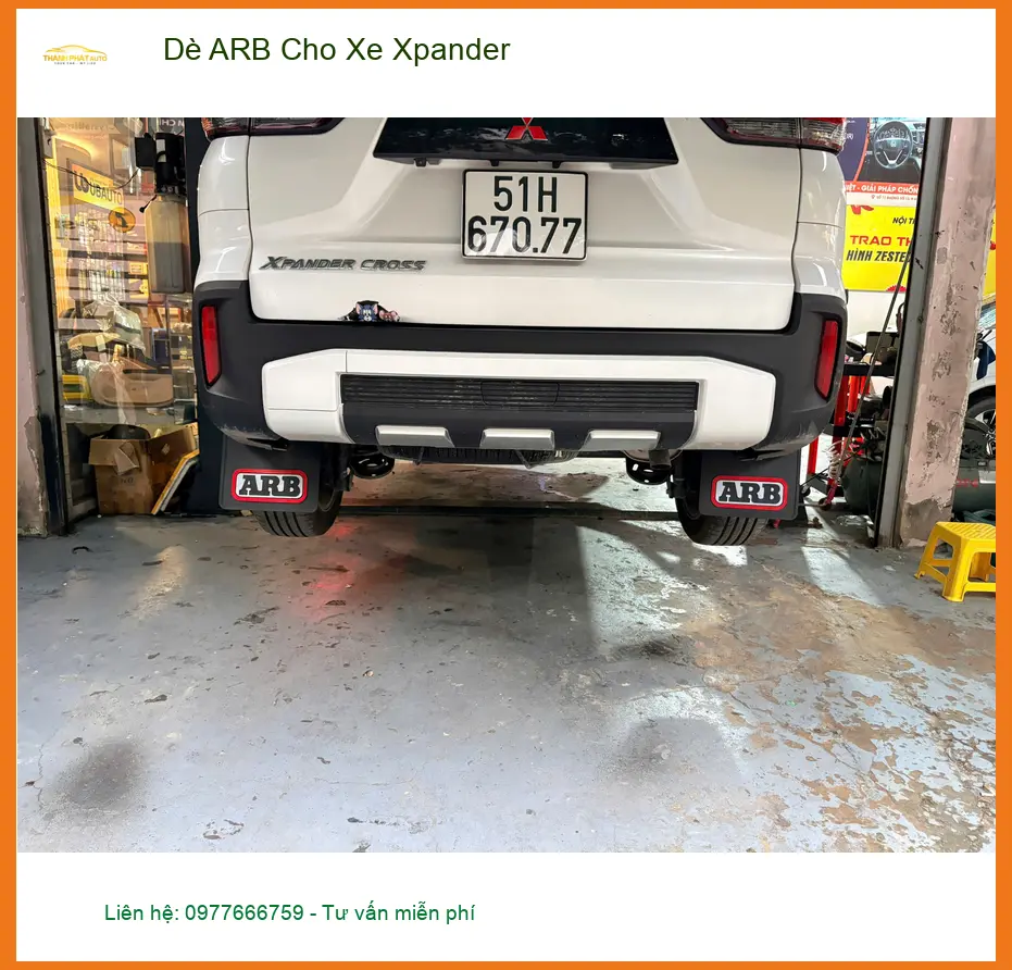 Anh Thanh lắp Dè ARB cho xe Xpander tại Cần Giờ để bảo vệ gầm xe tốt hơn ảnh thực tế 3