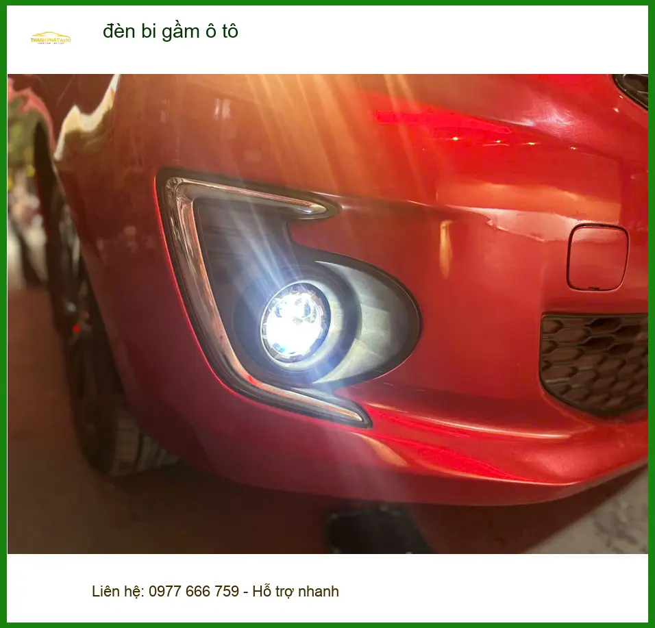Chị Thảo độ đèn bi gầm ô tô Mazda CX-5 tại Quận 6 vì đèn zin yếu ảnh thực tế 4