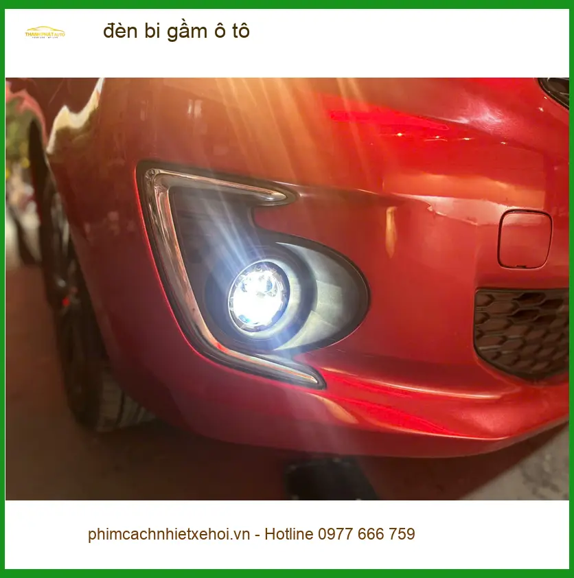 Anh Duy độ đèn bi gầm ô tô Kia Sonet tại Quận 7 để cải thiện tầm nhìn ban đêm ảnh thực tế 4